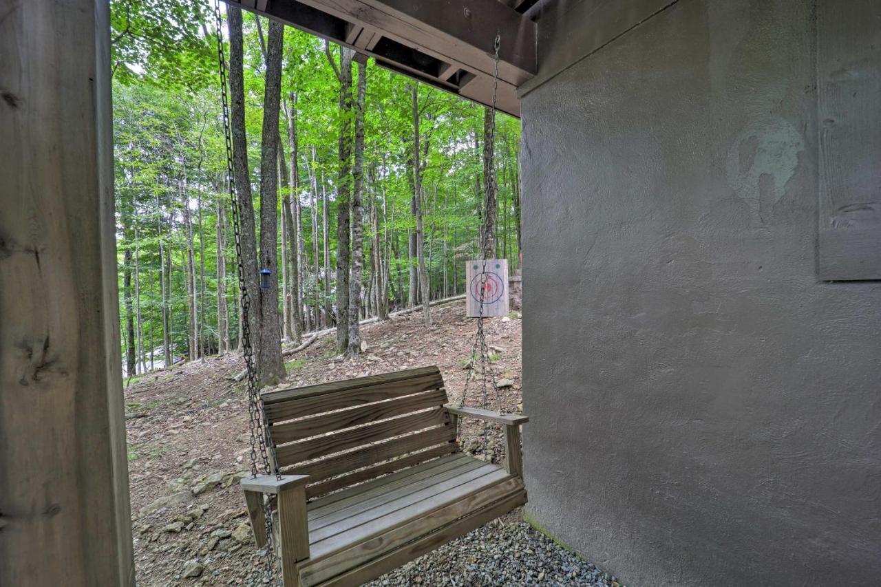 A-Frame Cabin With Hot Tub 1 Mi To Beech Mountain! Kültér fotó