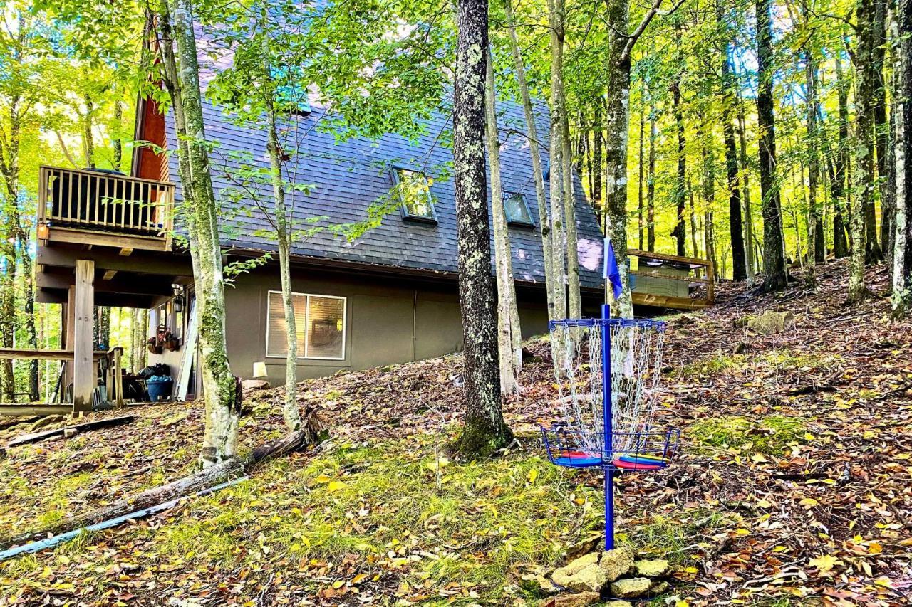 A-Frame Cabin With Hot Tub 1 Mi To Beech Mountain! Kültér fotó